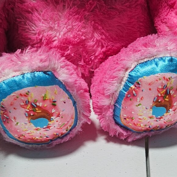 Build A Bear Fuchsia Doughnut Sprinkle 16 Inch Plush Stuffed Animal Toy BAB - Picture 4 of 11